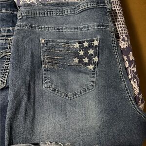 Wallflower Dark Blue Jeans with Star Accent